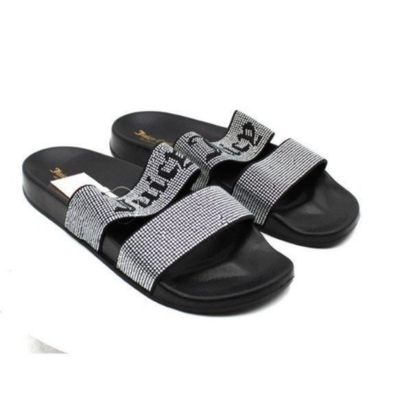 Juicy Couture Shoes - Juicy Couture Women's Winx Studded Double Band Slide Sandal